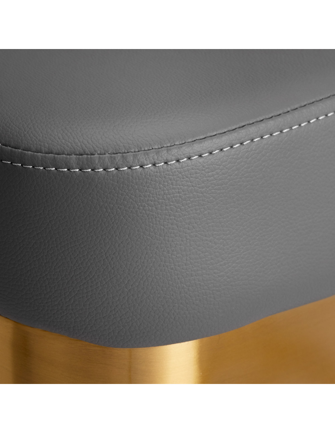 Sillón de peluquería Gabbiano Granada oro gris 