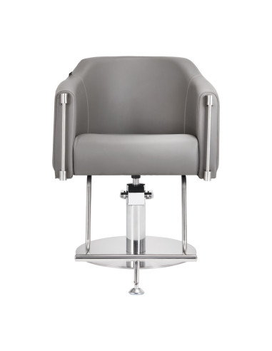 Fauteuil de coiffure gris Gabbiano Burgos
