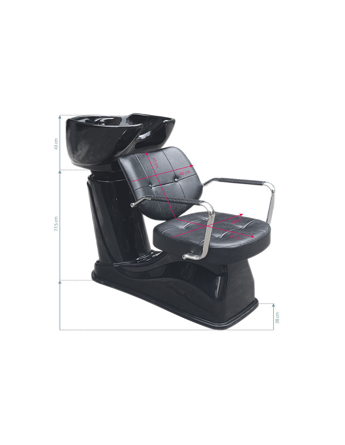 Vigo black shampoo basin