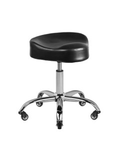 Gabbiano A450 black hairdressing stool