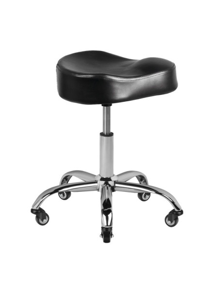 Sillón de peluquería negro Gabbiano A450