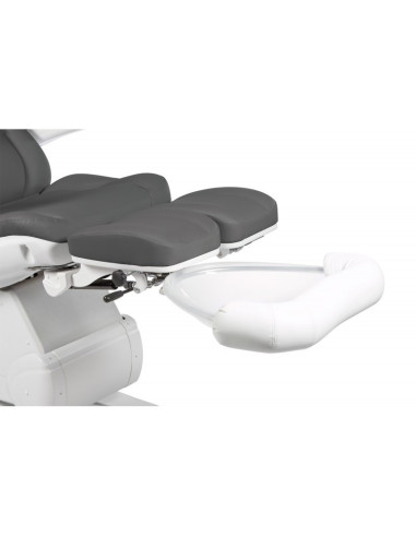 Electric podiatry chair WHITE DARK GREY 3 Motors