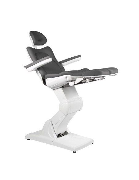 Electric podiatry chair WHITE DARK GREY 3 Motors