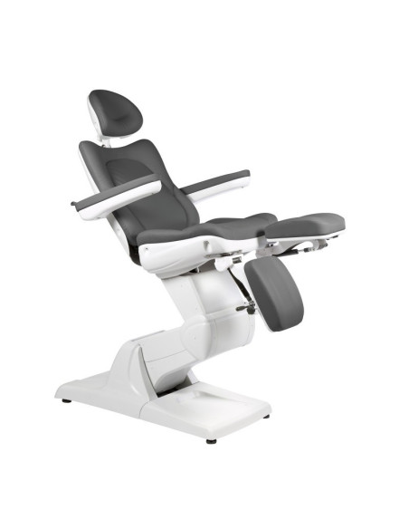 Electric podiatry chair WHITE DARK GREY 3 Motors