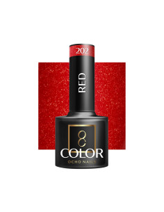 Ocho nails semi-permanent nail polish-red 202 -5 g