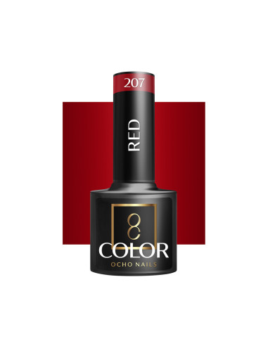 OCHO NAILS Roter Hybrid-Nagellack 207 -5 g