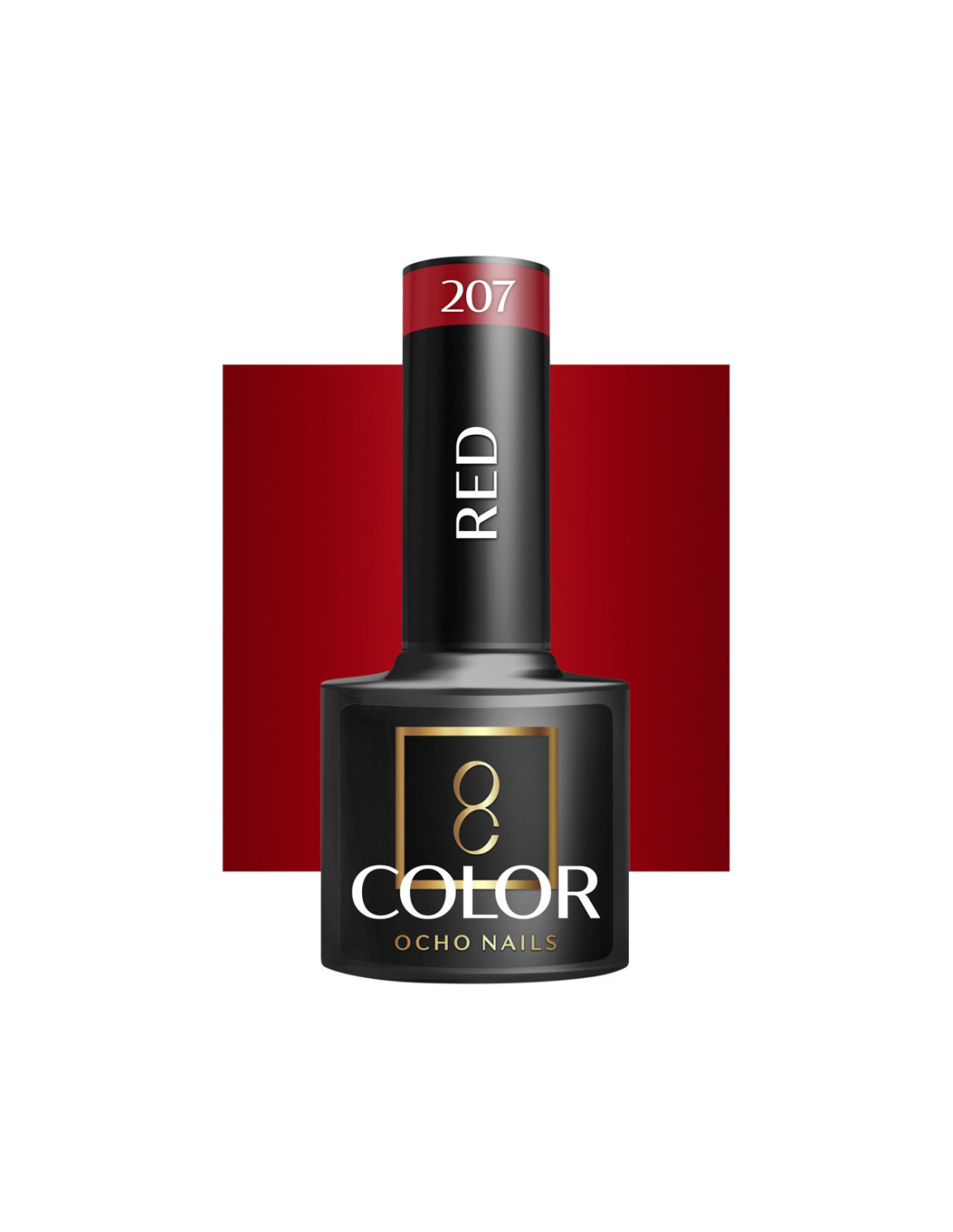 OCHO NAILS Smalto ibrido rosso 207 -5 g