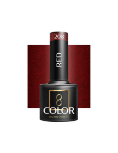 OCHO NAILS Vernis semi-permanenterouge 208 -5 g