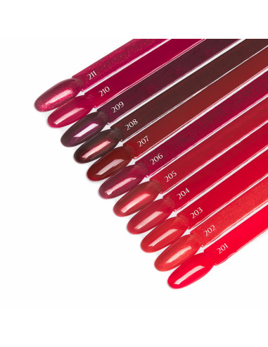 OCHO NAILS Lakier hybrydowy red 208 -5 g 