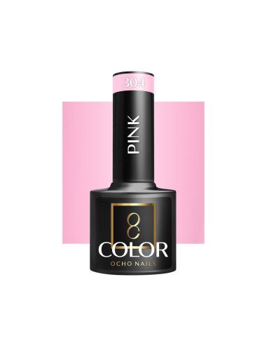 OCHO NAILS Verniz híbrido para unhas rosa 304 - 5 g