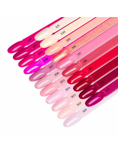 OCHO NAILS Vernis à ongles hybride rose 304 -5 g