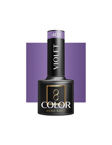 OCHO NAILS Verniz híbrido para unhas roxo 403 - 5 g