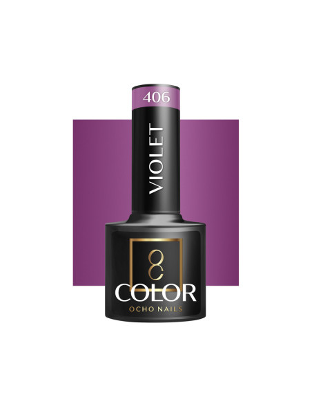 OCHO NAILS Lakier hybrydowy violet 406 -5 g 