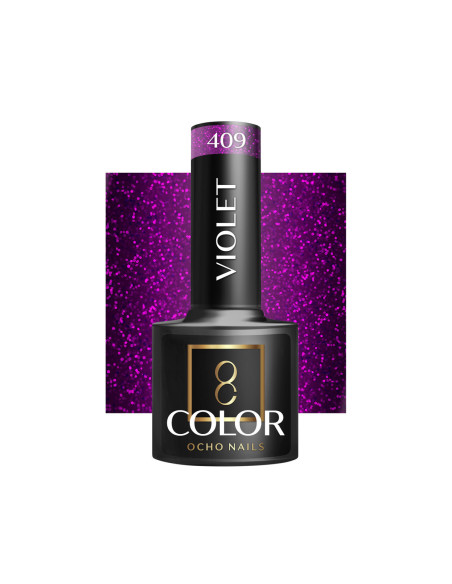 OCHO NAILS Vernis à ongles hybride violet 409 -5 g