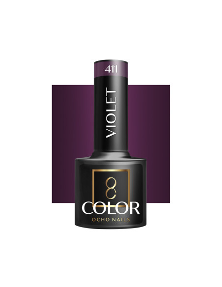 OCHO NAILS Lakier hybrydowy violet 411 -5 g 