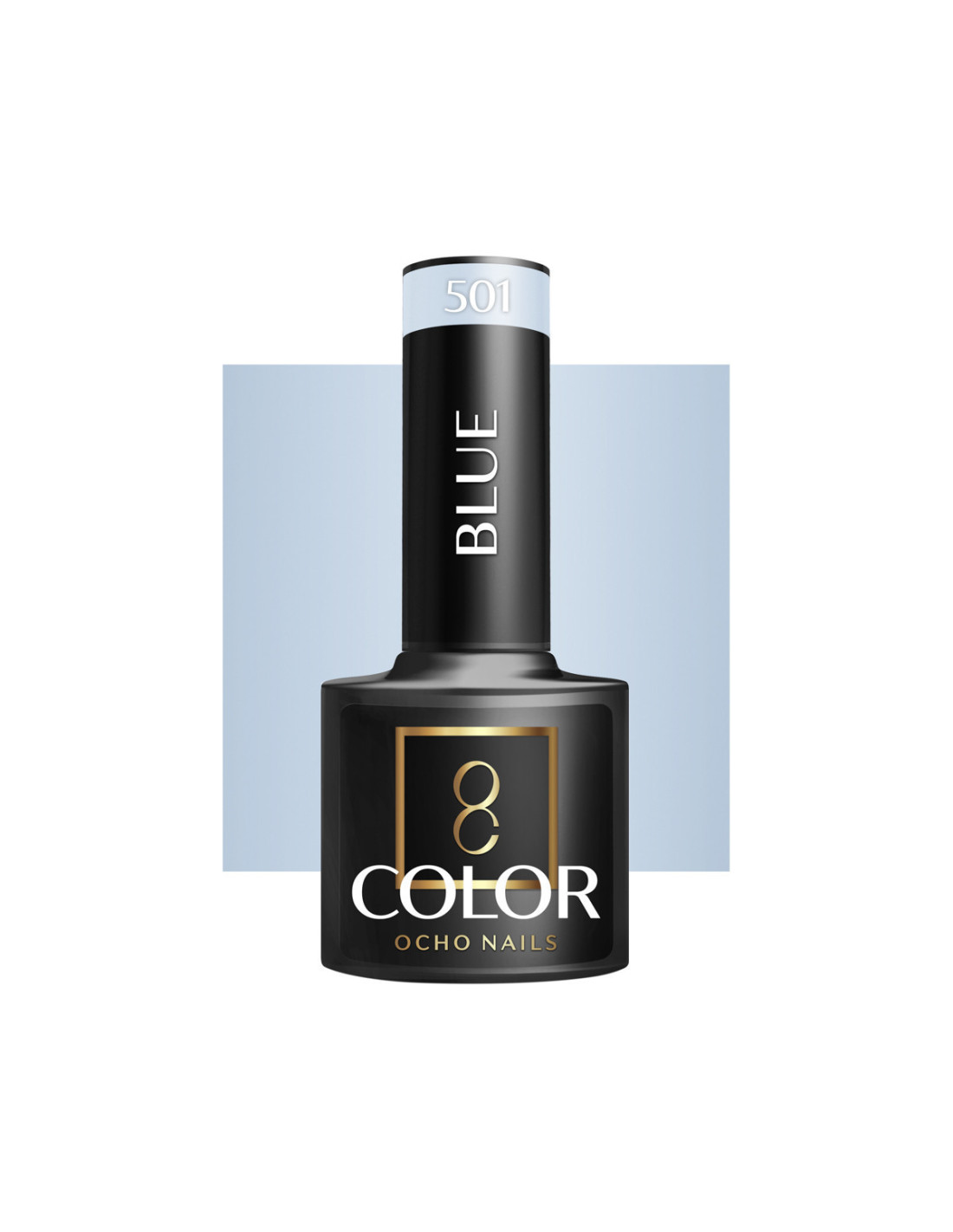 OCHO NAILS Blauer Hybrid-Nagellack 501 – 5 g