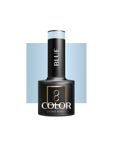 OCHO NAILS Hybride nagellak blauw 502 -5 gr