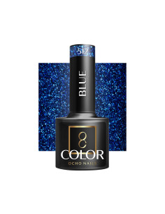 Ocho Nails semipermanenter Nagellack, Blau 512, 5 g