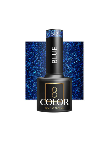 OCHO NAILS Lakier hybrydowy blue 512 -5 g 