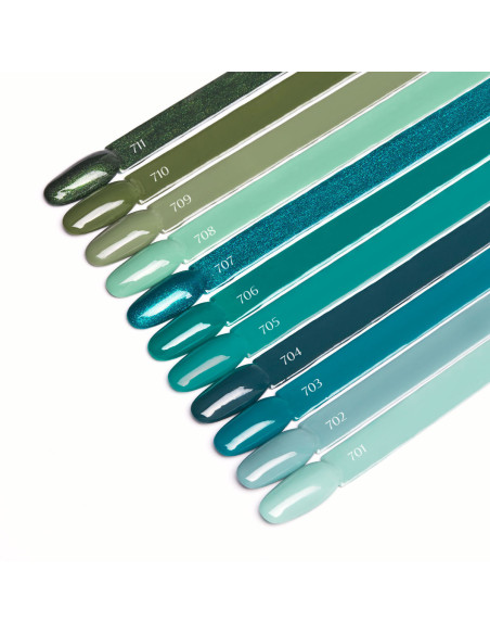 OCHO NAILS Verniz para unhas híbrido verde 701 - 5 g