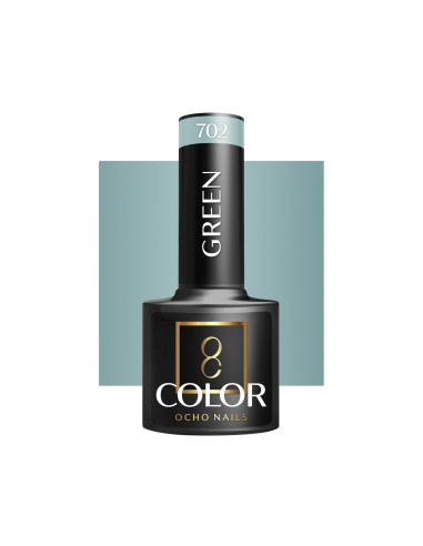 OCHO NAILS Grüner Hybrid-Nagellack 702 -5 g