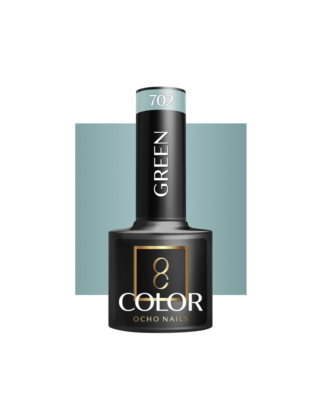 OCHO NAILS Grüner Hybrid-Nagellack 702 -5 g