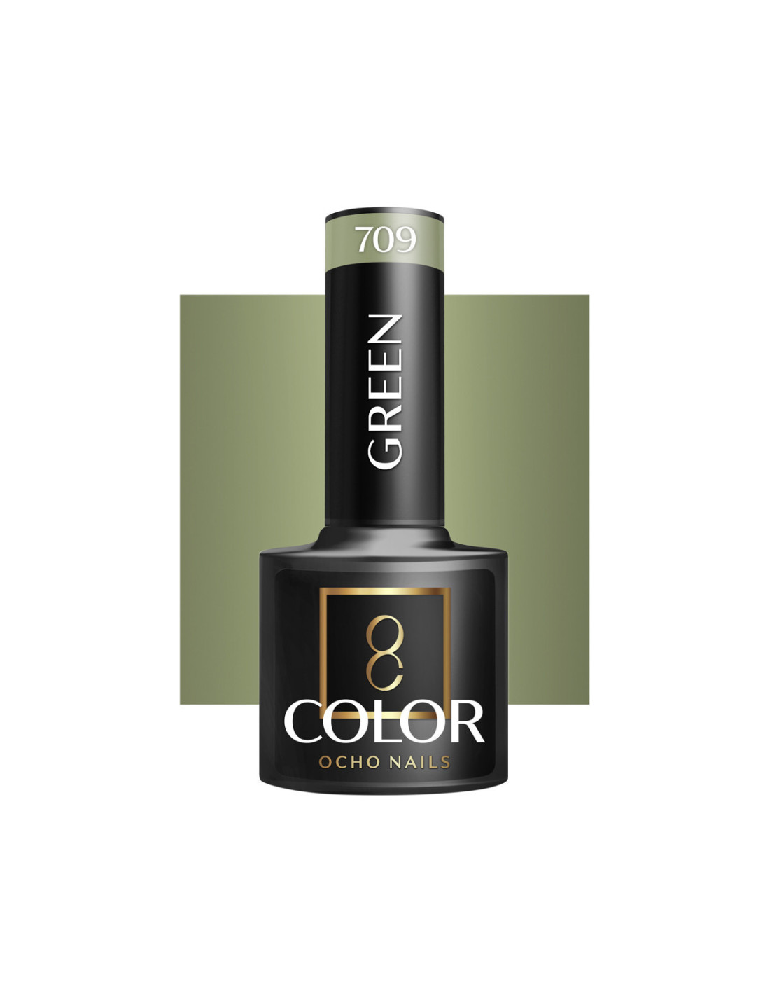 OCHO NAILS Grüner Hybrid-Nagellack 709 -5 g