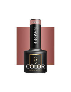 Ocho Nails semipermanenter Nagellack, Braun 804, 5 g