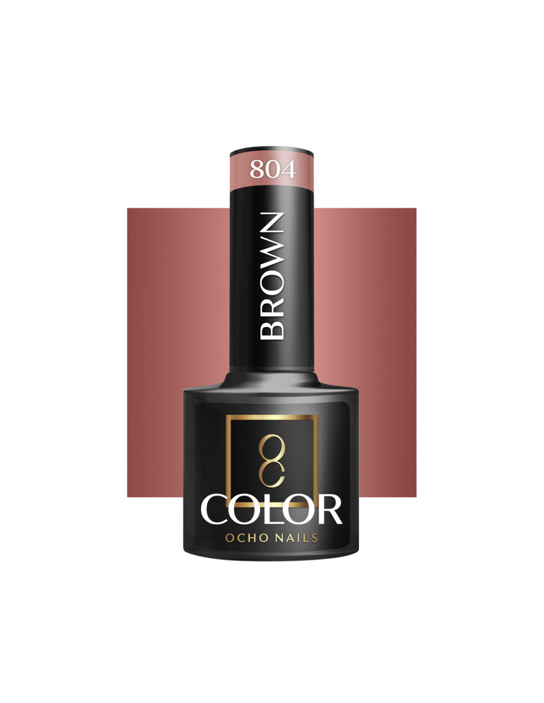 OCHO NAILS Lakier hybrydowy brown 804 -5 g 