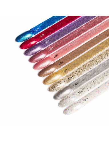 OCHO NAILS Esmalte en Gel con Purpurina G03 -5 g