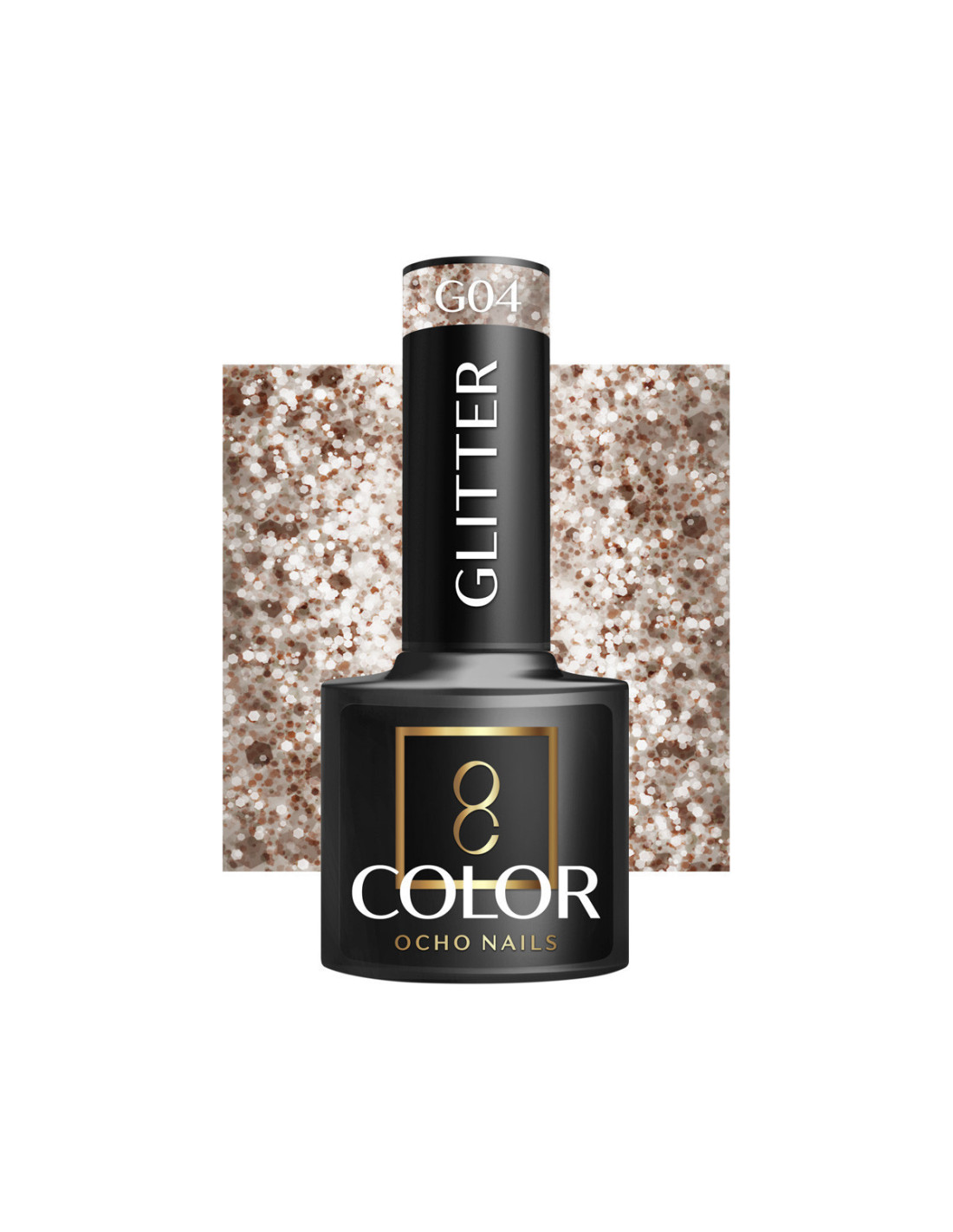 OCHO NAILS Glitzer-Gel-Nagellack G04 -5g