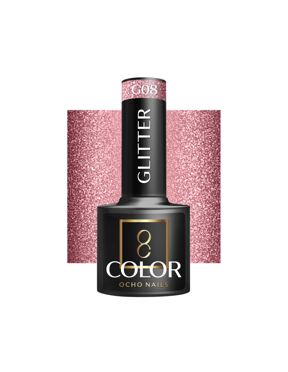 OCHO NAILS Glitzer-Gel-Nagellack G08 -5g