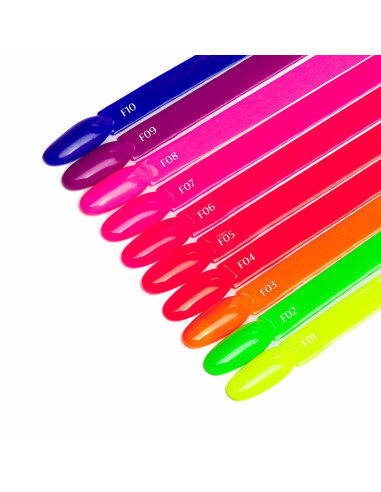 OCHO NAILS Verniz Híbrido Fluo F10 - 5 g