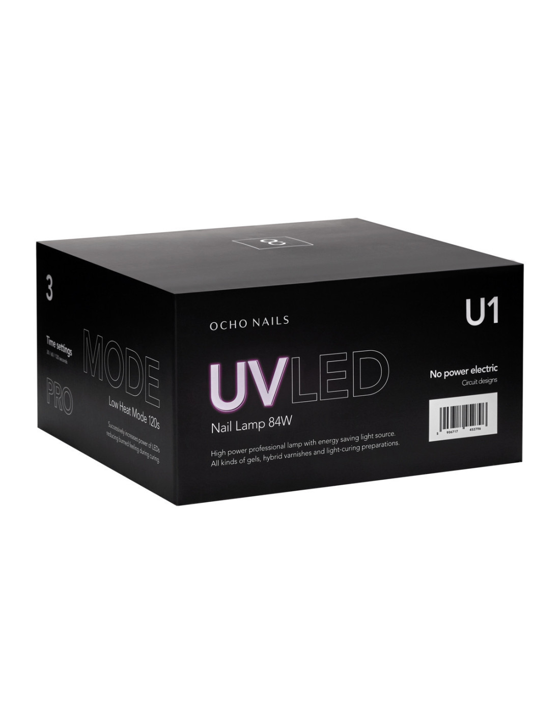 Lampada UV LED OCHO NAILS 8 NERO 84W