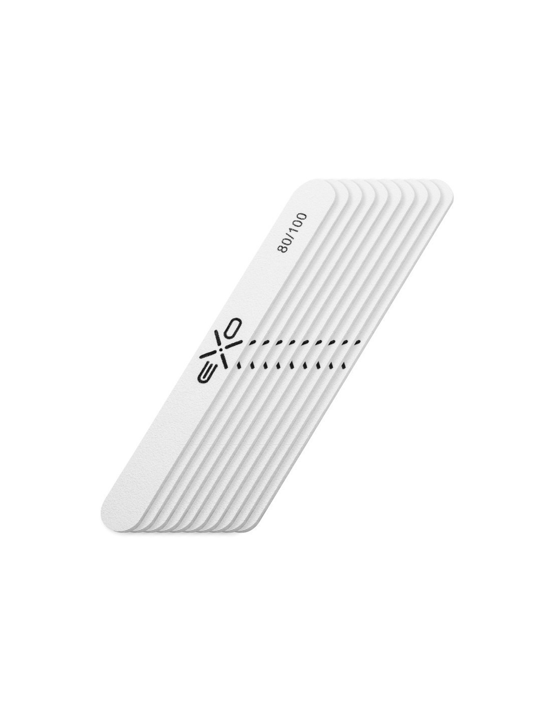 Exo 100/180 Straight Fine Nail File 10 pcs.