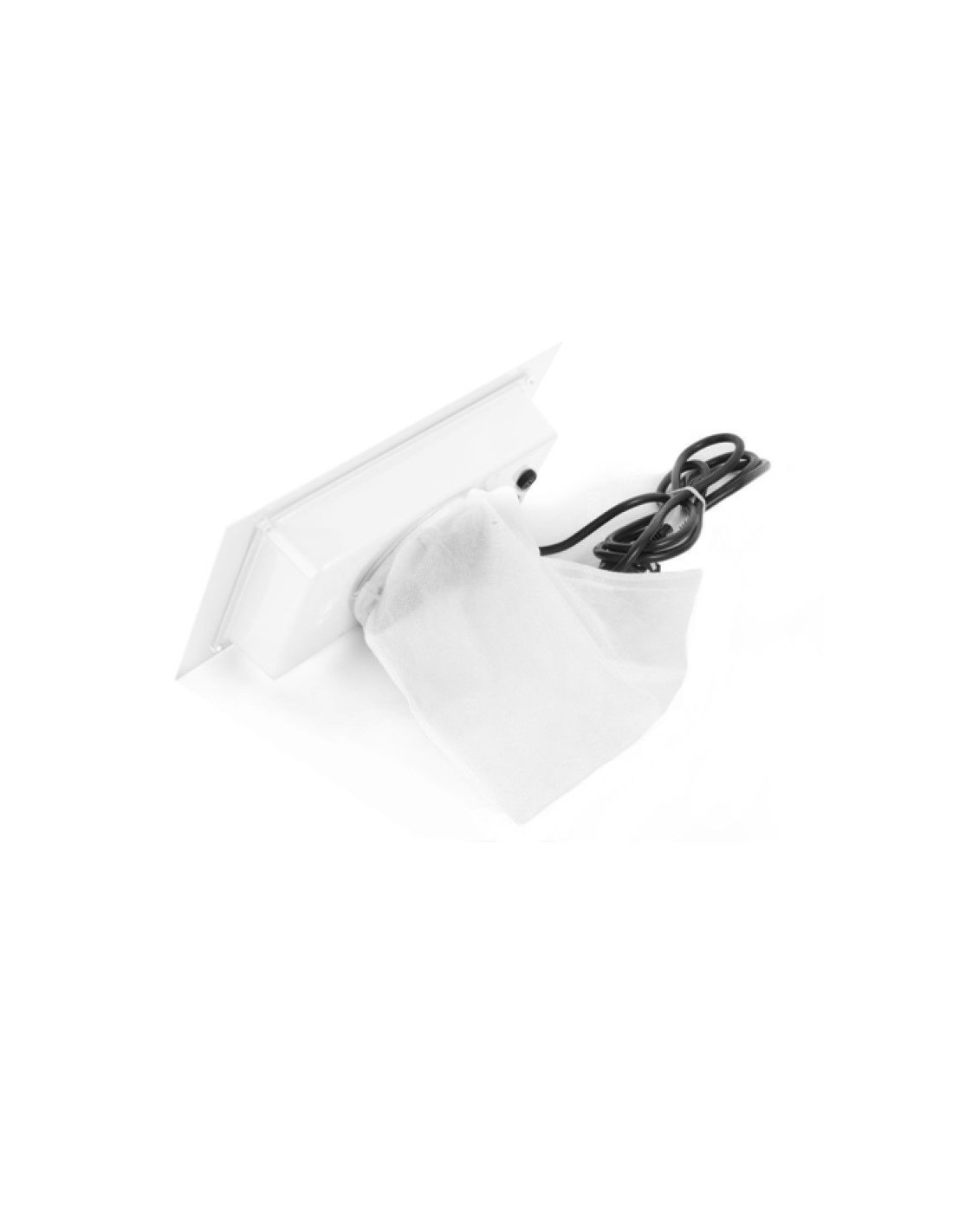 Built-in dust absorber, white