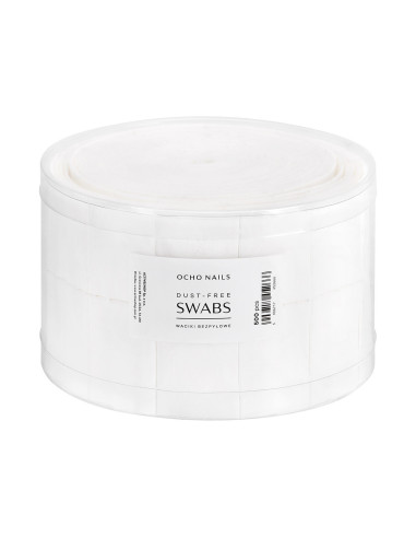 Hisopos libres de polvo Ocho Nails 500 uds en caja