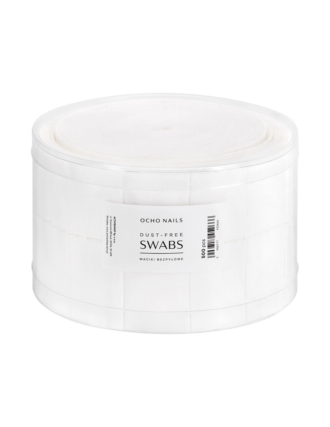 Hisopos libres de polvo Ocho Nails 500 uds en caja