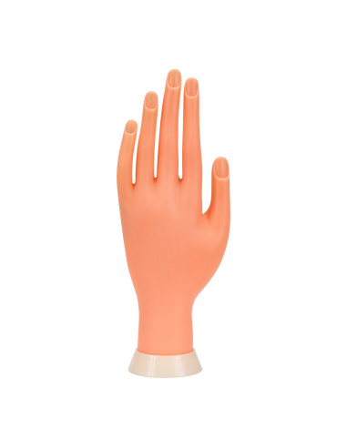 Pratique de la paume de la main apprenant les conseils de manucure pour les ongles 35