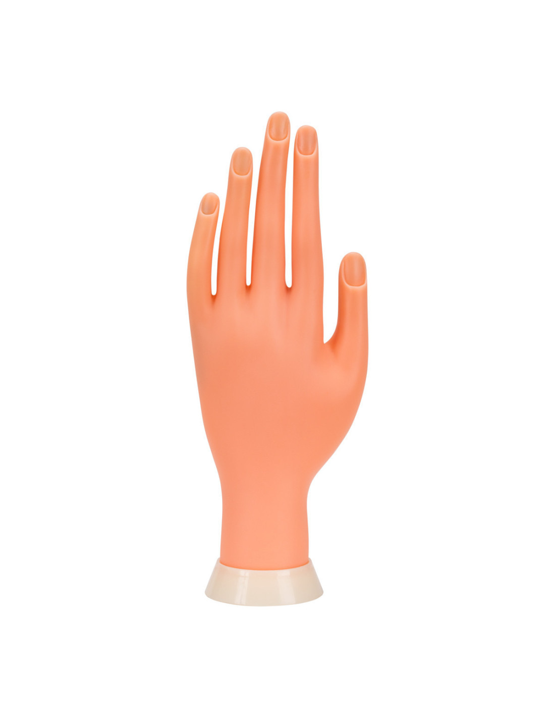 Ręka dłoń do ćwiczeń nauki manicure paznokcie tips 35 