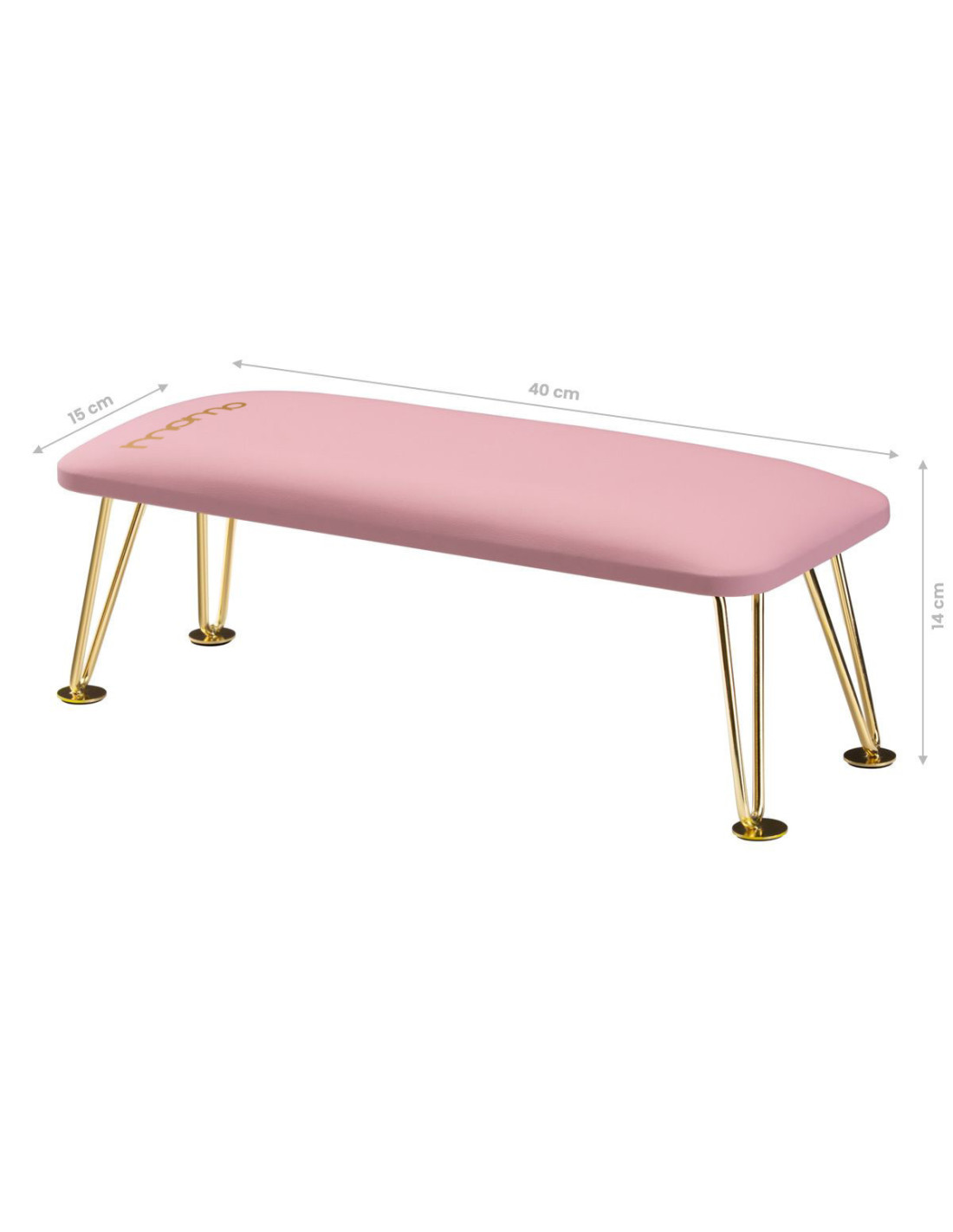 Soporte de manicura en oro rosa 6-M