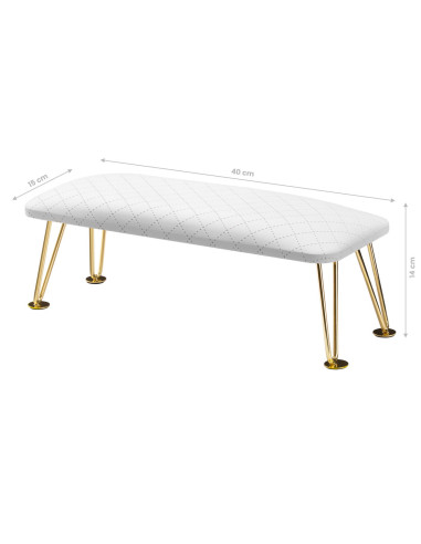 Soporte manicura 6-M oro blanco picas