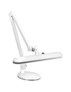 Lampada da tavolo per manicure a LED LANA con supporto bianco
