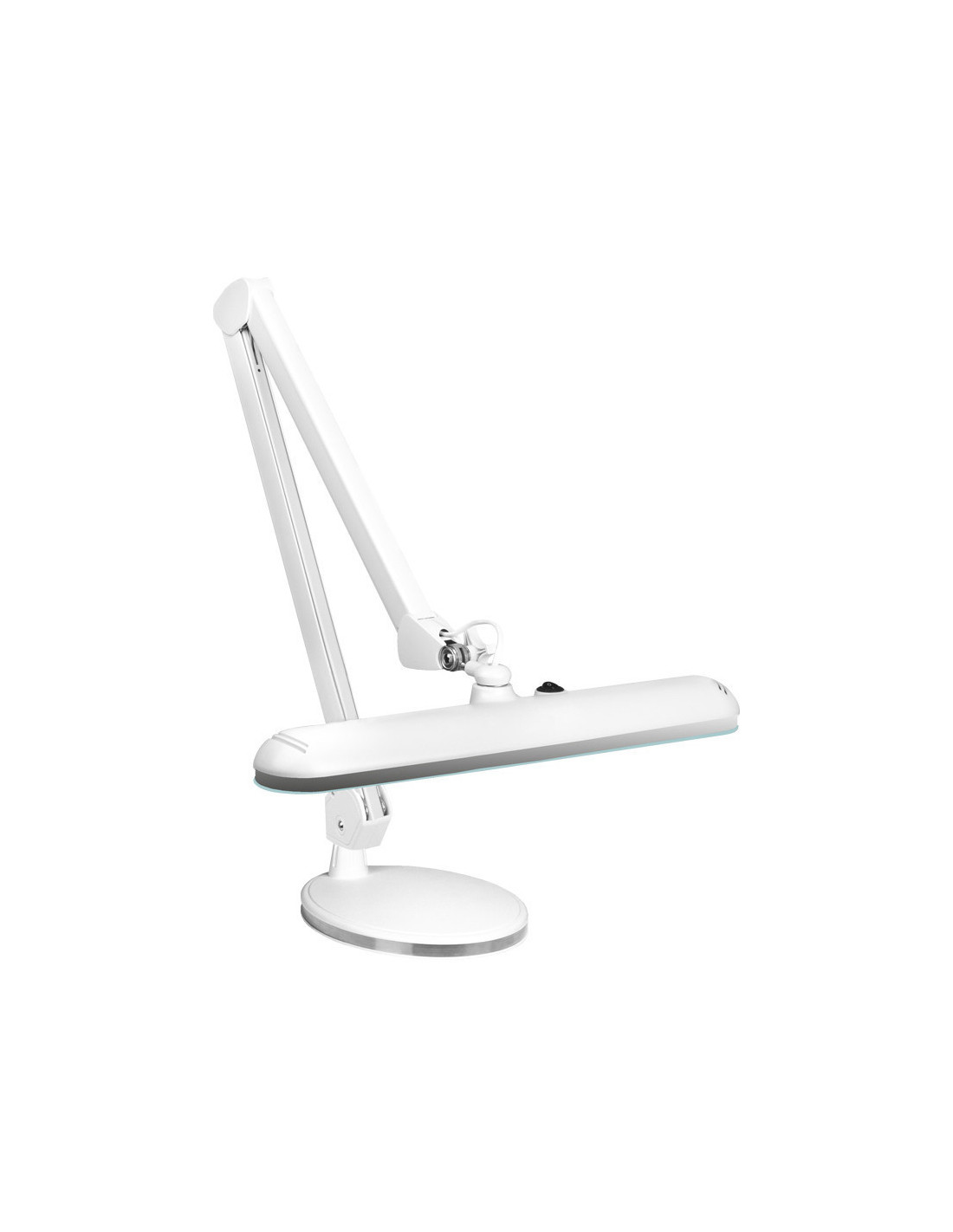 Lampe d'atelier led Elegante 801-s avec base blanche standard