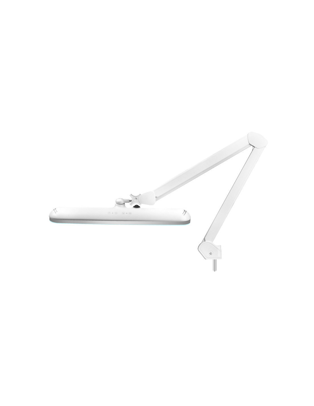 Elegante 801-TL LED-Werkstattleuchte mit verstellbarem Sockel, Intensität und weißer Lichtfarbe