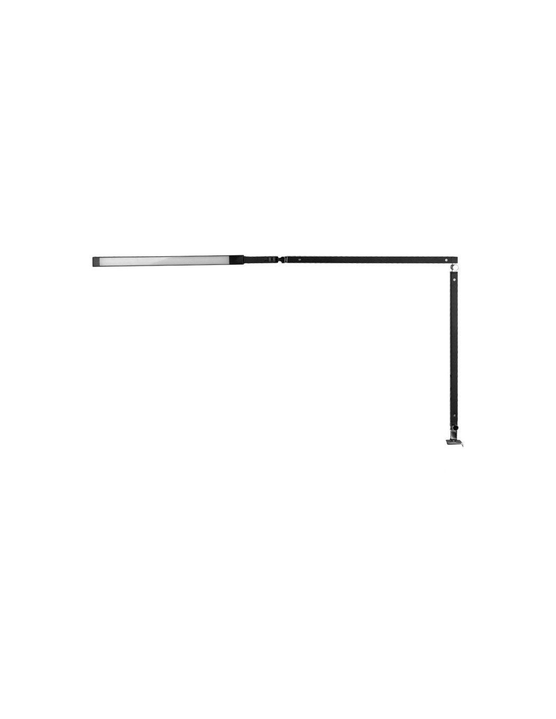 Lampe de bureau led 3 bras noir 
