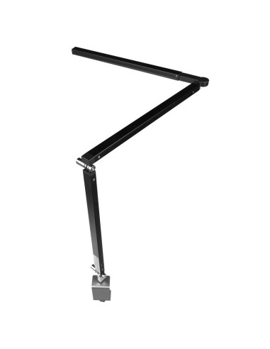 Zwarte 3-armige led-bureaulamp 