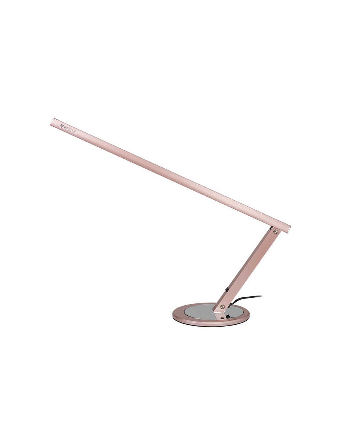 Slanke bureaulamp 20w rosé goud 