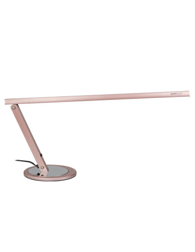 Lampada da scrivania slim 20w oro rosa 