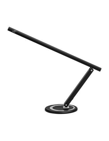 Slanke zwarte LED bureaulamp All4light